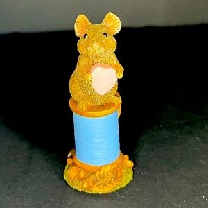 Tim Wolfe "Heartfelt Thanks" Item 2038 mouse on thread spool #1 of 480